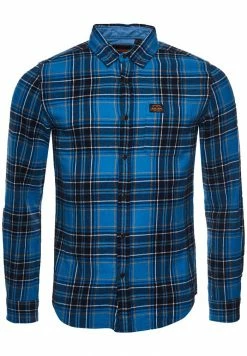 Superdry HERITAGE LUMBERJACK - Shirt - Kilburn Check Blue