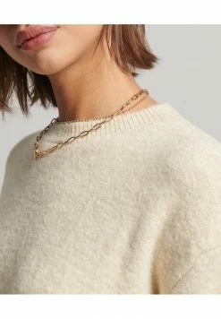 Superdry VINTAGE CLASSIC ESSENTIAL CREW - Jumper - Ecru 8 Superdry VINTAGE CLASSIC ESSENTIAL CREW - Jumper - Ecru -Superdry Shop 493a979f002e43039e9c314f6421898d