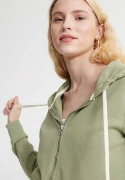 Superdry ORGANIC COTTON STANDARD LABEL ZIP HOODIE - Zip-up Sweatshirt - Oil Green -Superdry Shop 495355d7fcd44b94b2c051e904c92da4