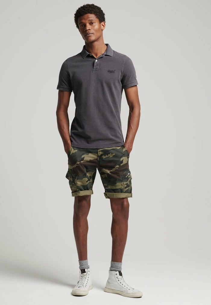 Superdry VINTAGE DESTROYED - Polo Shirt - Vintage Black 2 Superdry VINTAGE DESTROYED - Polo Shirt - Vintage Black - Image 2