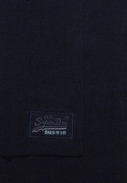 Superdry ORANGE LABEL SCARF - Scarf - Navy Grit -Superdry Shop 4a035105e2d64043b860a6fb6f02f5c2