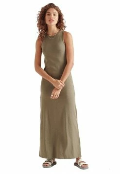 Superdry Maxi Dress - Moss Khaki