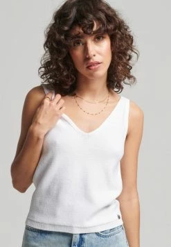 Superdry VINTAGE - Top - Bright White