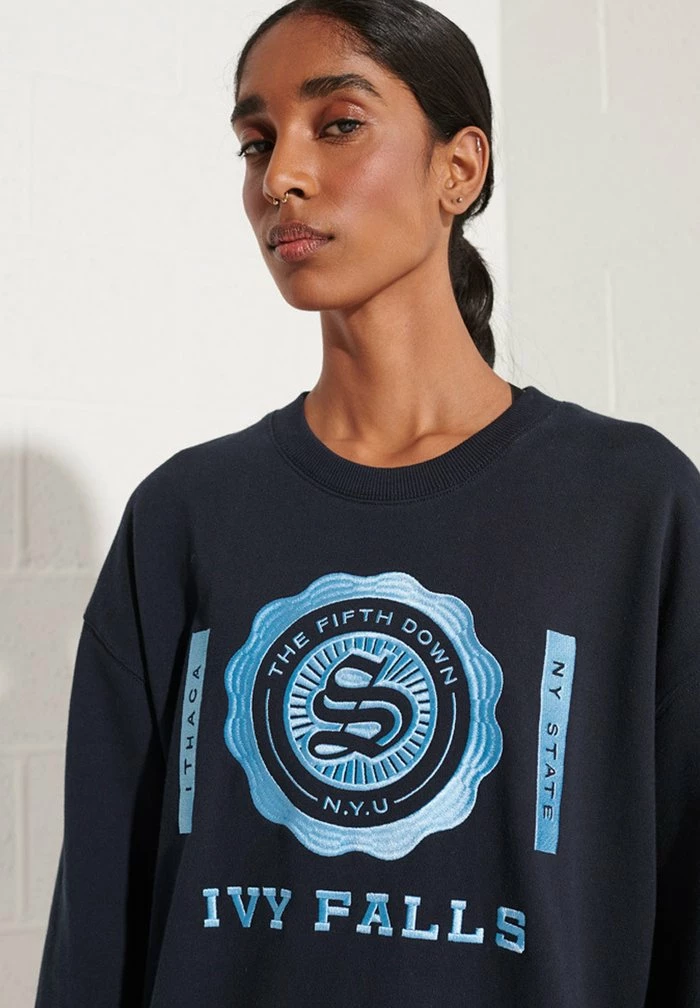 Superdry Sweatshirt - Eclipse Navy 2 Superdry Sweatshirt - Eclipse Navy - Image 2
