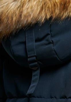 Superdry LONGLINE FAUX FUR EVEREST COAT - Winter Coat - Eclipse Navy -Superdry Shop 4a4180150bd5498a8124828cf7fd8591