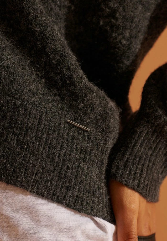 Superdry ISABELLA SLOUCH - Jumper - Charcoal Mix Marl 4 Superdry ISABELLA SLOUCH - Jumper - Charcoal Mix Marl - Image 4