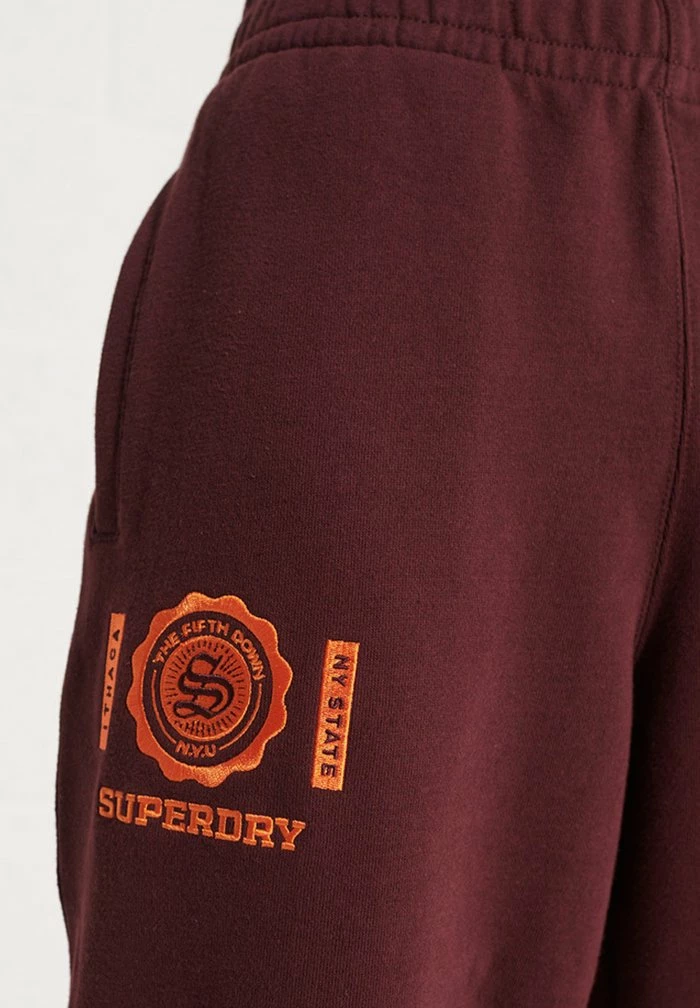 Superdry Tracksuit Bottoms - Rich Deep Burgundy 6 Superdry Tracksuit Bottoms - Rich Deep Burgundy - Image 6