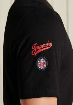 Superdry OSAKA - Print T-shirt - Black -Superdry Shop 4af21aa7c14d464c8268c948da49f027