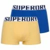 Superdry 2 PACK - Pants - Mazarine/nautical Yellow