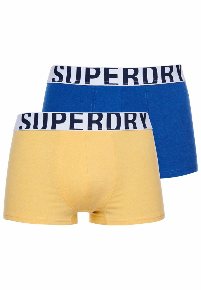 Superdry 2 PACK - Pants - Mazarine/nautical Yellow 1 Superdry 2 PACK - Pants - Mazarine/nautical Yellow