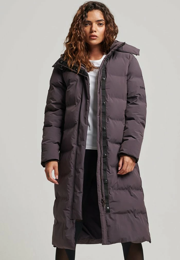 Superdry LONGLINE - Winter Coat - Shale 2 Superdry LONGLINE - Winter Coat - Shale - Image 2