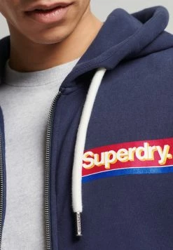 Superdry VINTAGE CORE LOGO SEASONAL - Zip-up Sweatshirt - Atlantic Navy 6 Superdry VINTAGE CORE LOGO SEASONAL - Zip-up Sweatshirt - Atlantic Navy -Superdry Shop 4b8bbb27a0cf4a758b31d68cf99280f0