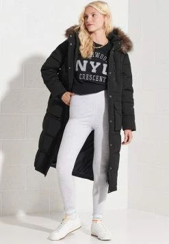 Superdry COLLEGE GRAPHIC - Print T-shirt - Black