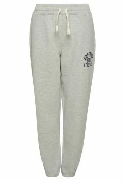 Superdry VINTAGE COLLEGIATE - Tracksuit Bottoms - Grey -Superdry Shop 4baa6df729e94a0aa64e68b81f3f0469