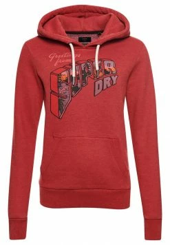Superdry HERITAGE - Hoodie - Hike Red -Superdry Shop 4bc965e6961d4abfb9384b184af52160