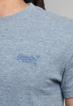 Superdry VINTAGE-LOGO - Basic T-shirt - Creek Blue Grit Grindle -Superdry Shop 4bcaf728c846409e99efc2916adf777b