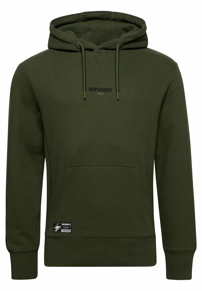 Superdry CODE MICRO LOGO - Hoodie - Dark Moss 5 Superdry CODE MICRO LOGO - Hoodie - Dark Moss - Image 5