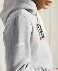 Superdry ATHLETIC ASSOCIATION CALIFORNIA GRAPHIC - Hoodie - Grey Slub -Superdry Shop 4bebafce05ae4827abceb81c08cd5162