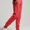 Superdry VINTAGE LOGO - Tracksuit Bottoms - Papaya Marl