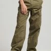 Superdry BAGGY - Cargo Trousers - Authentic Khaki