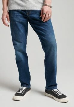 Superdry TAILORED - Straight Leg Jeans - Jefferson Ink Vintage