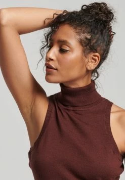 Superdry STUDIOS ROLL NECK - Top - Bitter Chocolate 8 Superdry STUDIOS ROLL NECK - Top - Bitter Chocolate -Superdry Shop 4ce8b91eb5b94d529fc69262e0479111