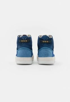Superdry PREMIUM BASKET LUX TRAINER - High-top Trainers - Navy -Superdry Shop 4ceeae508757498aa56477ab277a30a5