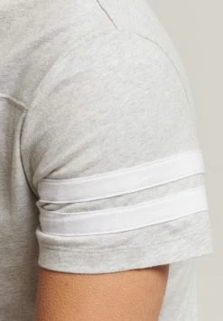 Alternative view of Superdry QUARTERBACK - Print T-shirt - Glacier Grey Marl