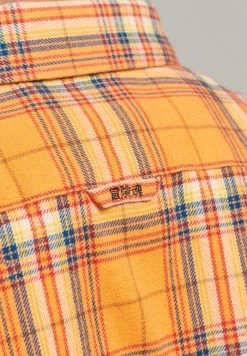 Superdry HERITAGE LUMBERJACK - Shirt - Yellow -Superdry Shop 4d0e2a21142746c1994367c89509170d