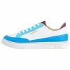 Superdry VEGAN BASKET LUX LOW - Trainers - White/aqua/blue