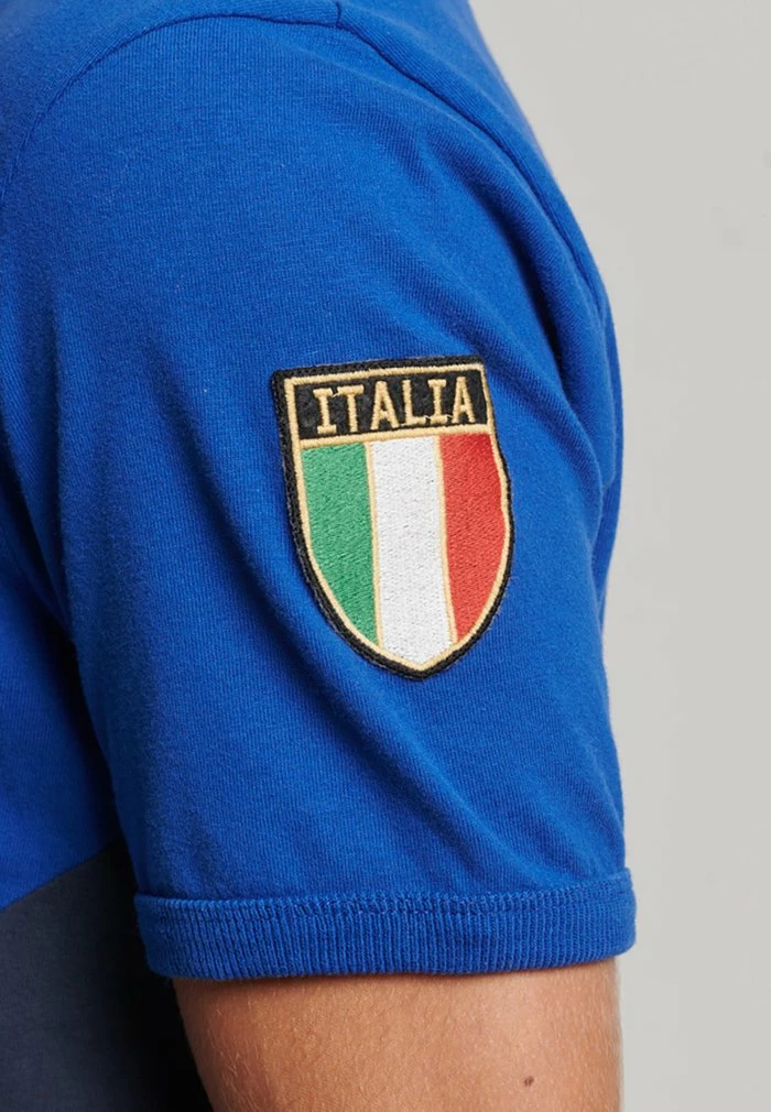 Superdry RINGSPUN FOOTBALL ITALY - Print T-shirt - Regal Blue 5 Superdry RINGSPUN FOOTBALL ITALY - Print T-shirt - Regal Blue - Image 5