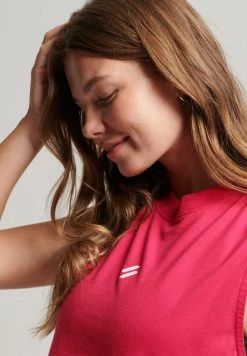 Superdry TRAIN LONGLINE MOCK NECK TANK - Top - Highland Berry -Superdry Shop 4d2d68095cbc445593f783cfc3e3a4cd