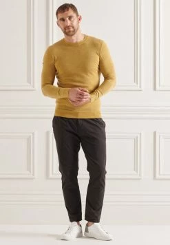 Superdry Jumper - Dark Chartreuse Marl