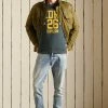Superdry TRACK FIELD - Sweatshirt - Pine Marl
