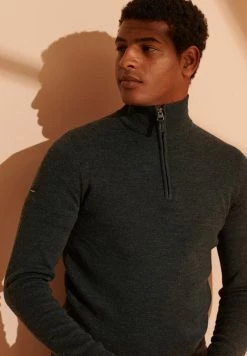 Superdry Fleece Jumper - Dark Charcoal Marl 6 Superdry Fleece Jumper - Dark Charcoal Marl -Superdry Shop 4e1949a15f32425cb13471e42a72c45b
