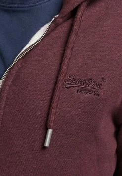 Superdry Zip-up Sweatshirt - Track Burgundy Marl -Superdry Shop 4e49a26a060345e1adf38631f4ff6e0c