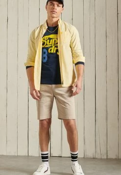 Superdry COLLEGIATE - Long Sleeved Top - Nautical Navy