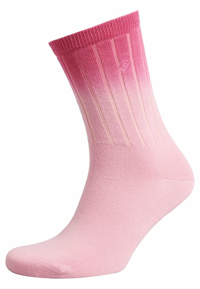 Superdry CODE LOGO DIP DYE - Socks - Hot Pink Pale Pink 1 Superdry CODE LOGO DIP DYE - Socks - Hot Pink Pale Pink