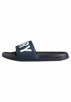 Superdry CODE CORE - Pool Slides - Deep Navy Optic