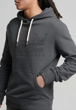 Superdry VINTAGE LOGO TONAL - Sweatshirt - Charcoal -Superdry Shop 4eaf733b06a54af4b0aa5e5cade9e06d