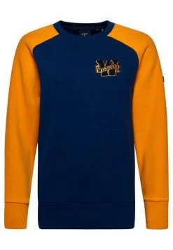 Superdry VINTAGE COLLEGIATE RAGLAN - Sweatshirt - Supermarine Navy -Superdry Shop 4f5c239dc6a3455387db63e7bfeade80