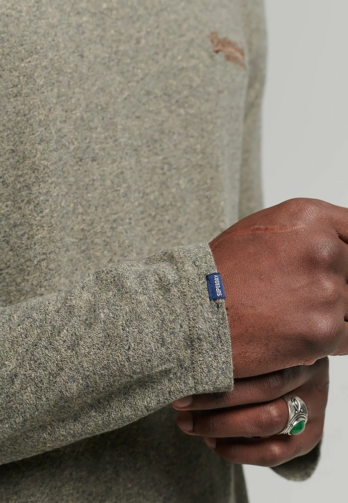 Superdry VINTAGE - Long Sleeved Top - Cinder Grit 2 Superdry VINTAGE - Long Sleeved Top - Cinder Grit - Image 2