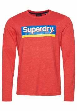 Superdry VINTAGE CORE LOGO SEASONAL - Long Sleeved Top - Papaya Red Marl -Superdry Shop 4f81b3543cfc49bc85d0a8d67aa40e55