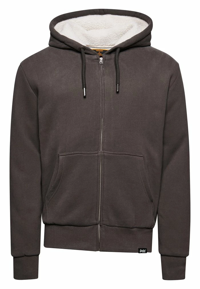 Superdry BORG - Zip-up Sweatshirt - Vintage Black 4 Superdry BORG - Zip-up Sweatshirt - Vintage Black - Image 4