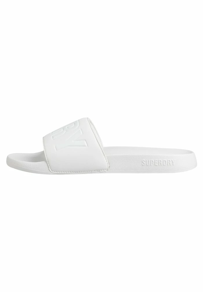 Superdry CODE CORE - Pool Slides - White Denim 1 Superdry CODE CORE - Pool Slides - White Denim