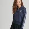 Superdry CODE CORE SPORT HALF-ZIP - Sweatshirt - Deep Navy