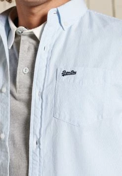 Superdry VINTAGE OXFORD - Shirt - Blue -Superdry Shop 4fbb34ea2cc0405892dd5c8515d227f3