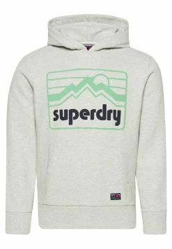 Superdry Hoodie - Glacier Grey Marl -Superdry Shop 4fc753669fef46278853c6143a2542d5