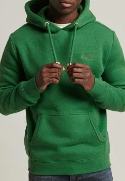 Superdry VINTAGE - Hoodie - Field Green Marl