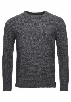 Superdry TEXTURED TWIST CREW - Jumper - Mid Grey Twist -Superdry Shop 50023f5fcc364b969e8a13a36c64c408